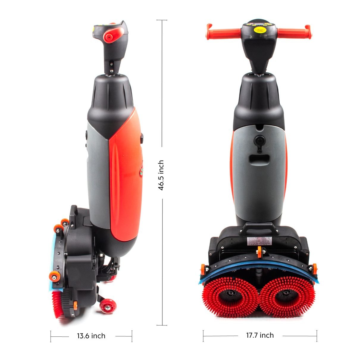 SM430 17" Walk-behind Floor Scrubber
