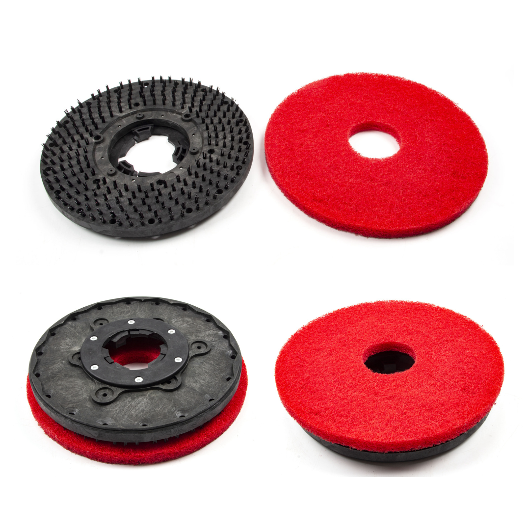 RT15 14" Commercial Compact Floor Scrubber Machine, 14500 sqft/h, 4-Gal Sewage Tank, Efficient Cleaning for Hard Floors