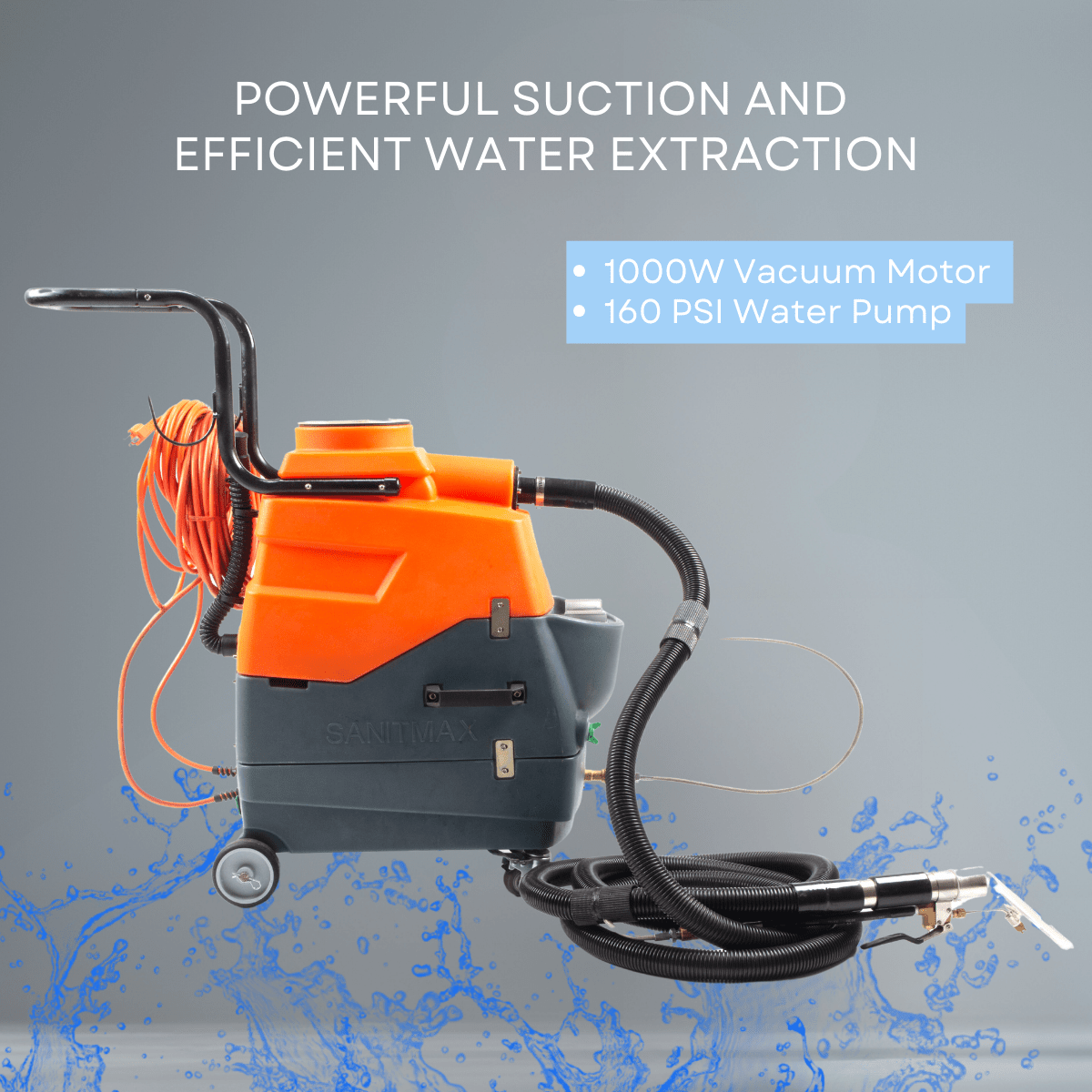 Heated Carpet and Upholstery Extractor