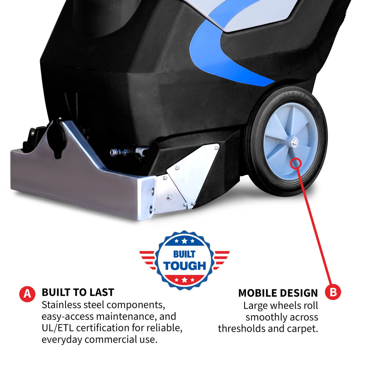 3-in-1 Commercial Carpet Extractor