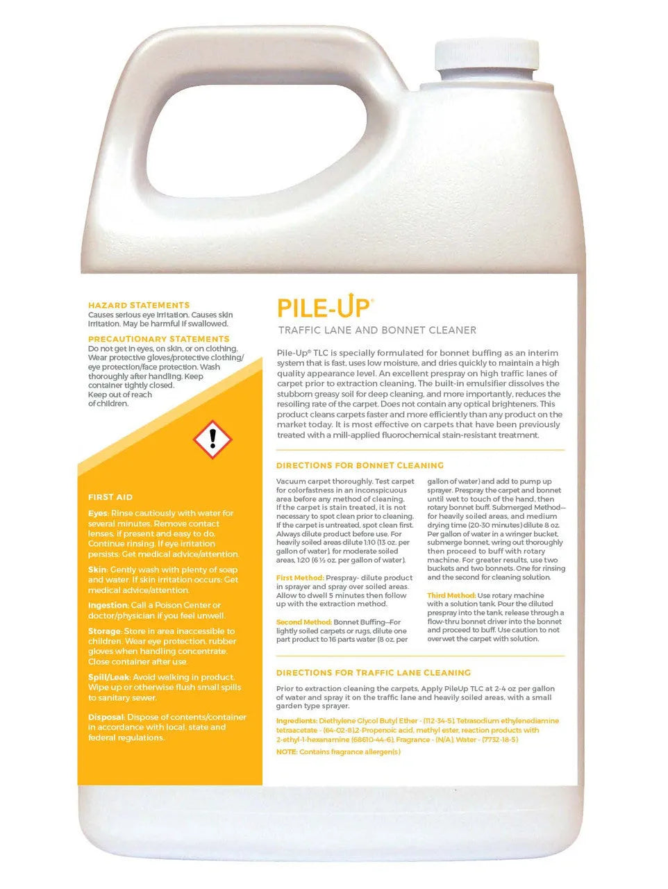 PileUp TLC: Traffic Lane & Bonnet Cleaner - Gallon