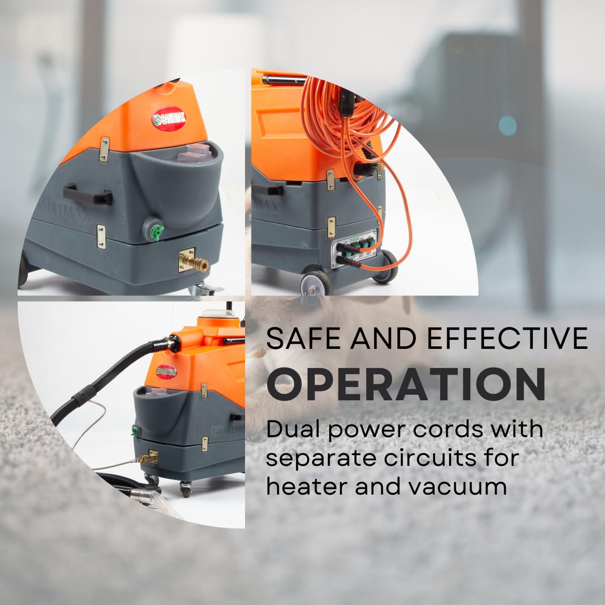 Heated Carpet and Upholstery Extractor