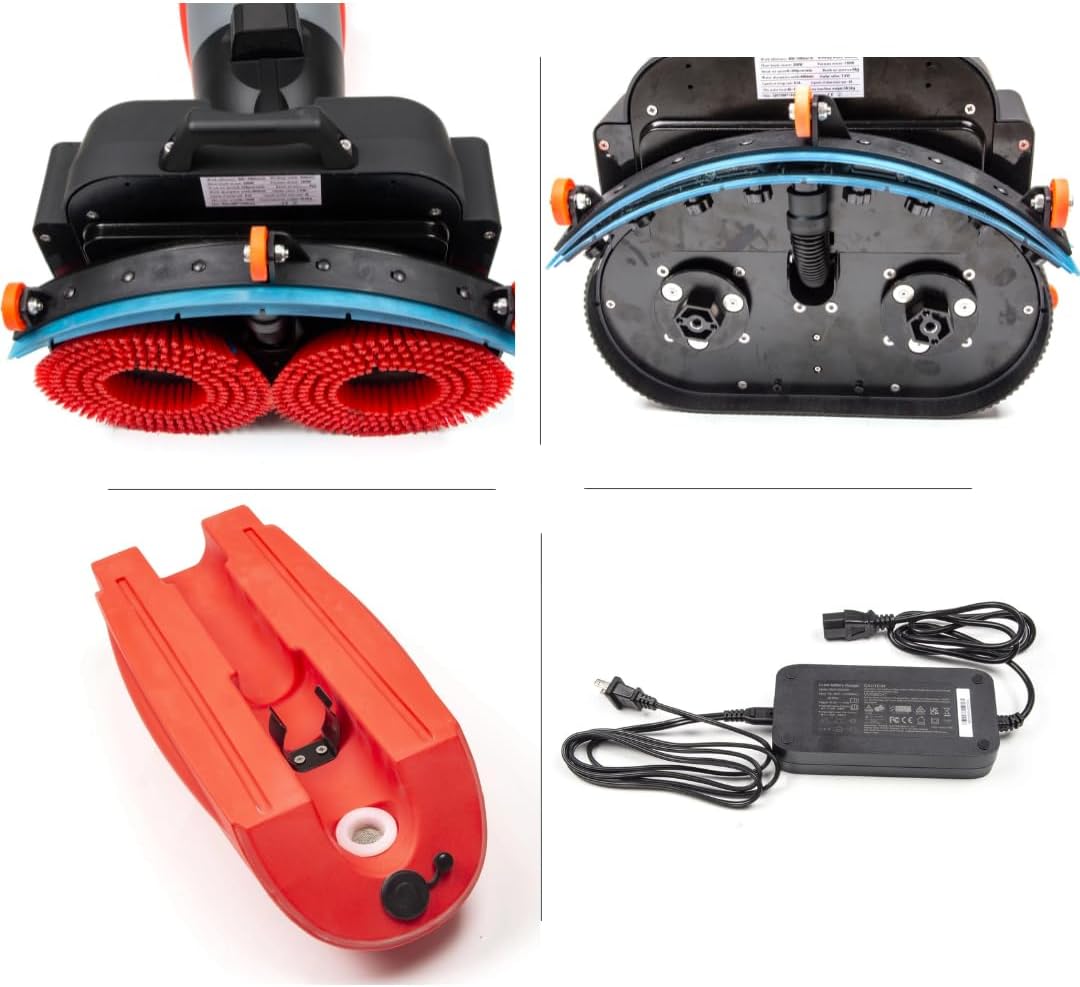 SM430 17" Walk-behind Floor Scrubber