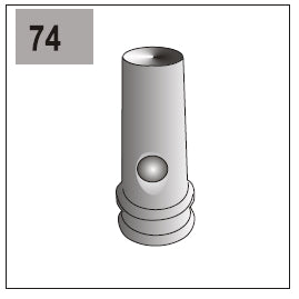 Part E/G-74 (Handle Connector Upper Part)