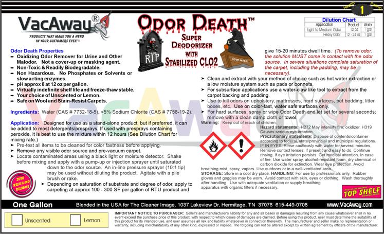 Odor Death X2 - Double Strength