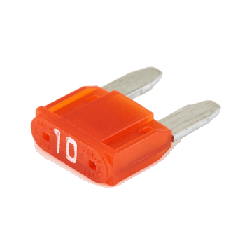10 Amp Mini Fuse - Pack of 5 (Part 27)