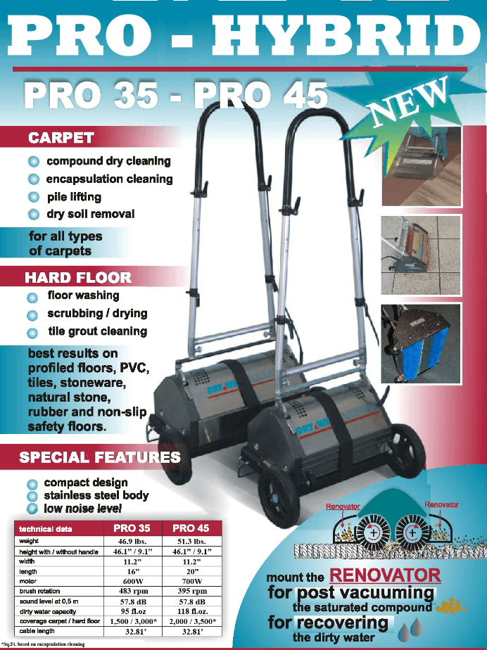 Brush Pro 45 - 18" CRB Machine