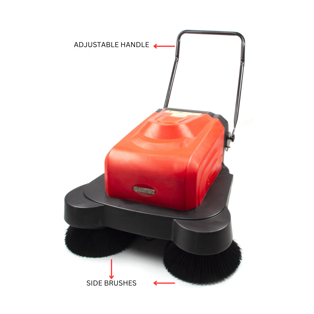 SM1050B 41.3" Battery Powered Walk-behind Floor Sweeper