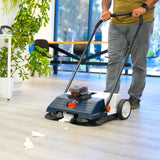 22" Battery Powered Push Sweeper - 18V Lithium-Ion