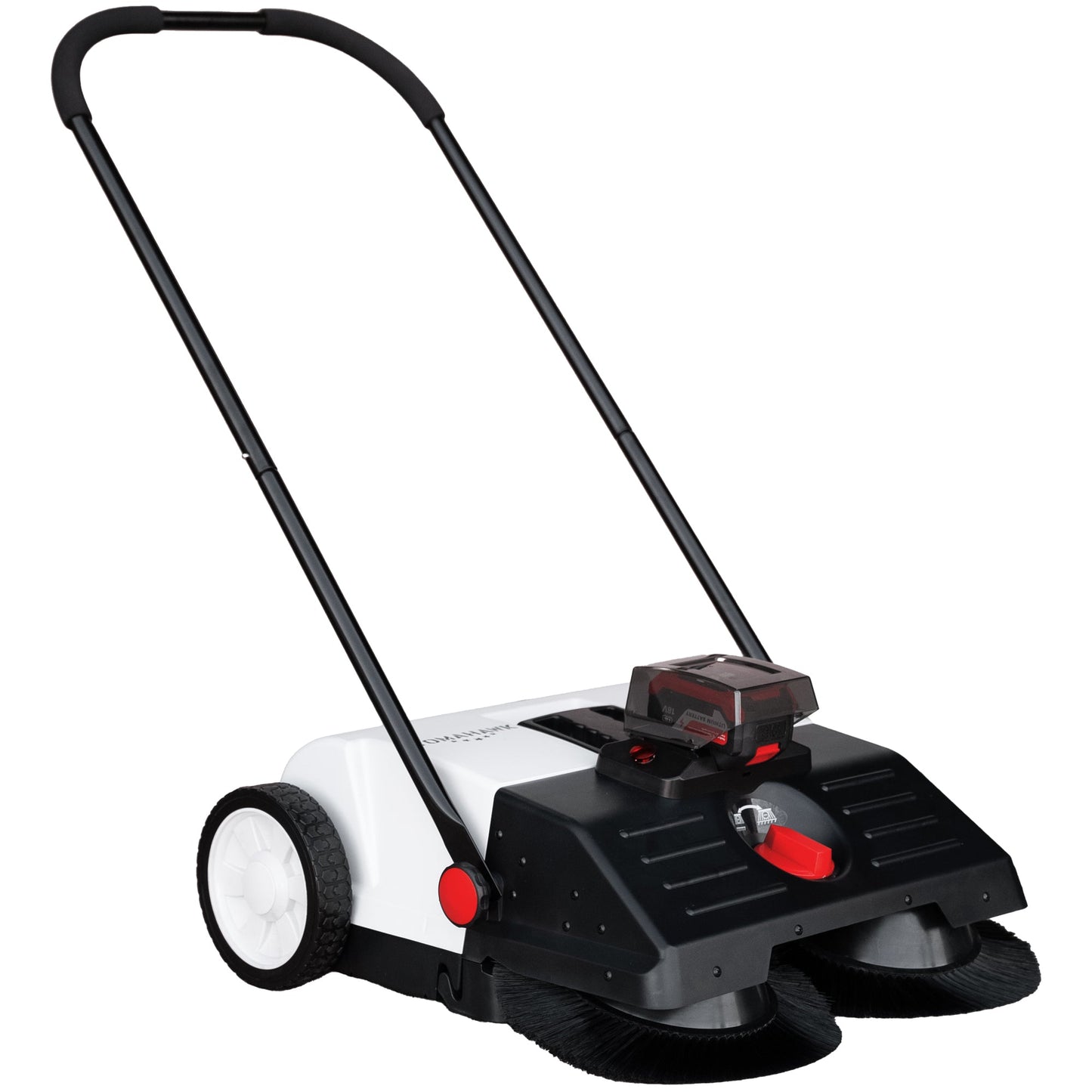 22" Battery Powered Push Sweeper - 18V Lithium-Ion