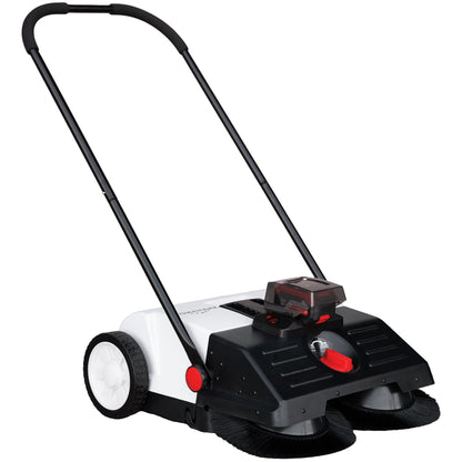 22" Battery Powered Push Sweeper - 18V Lithium-Ion