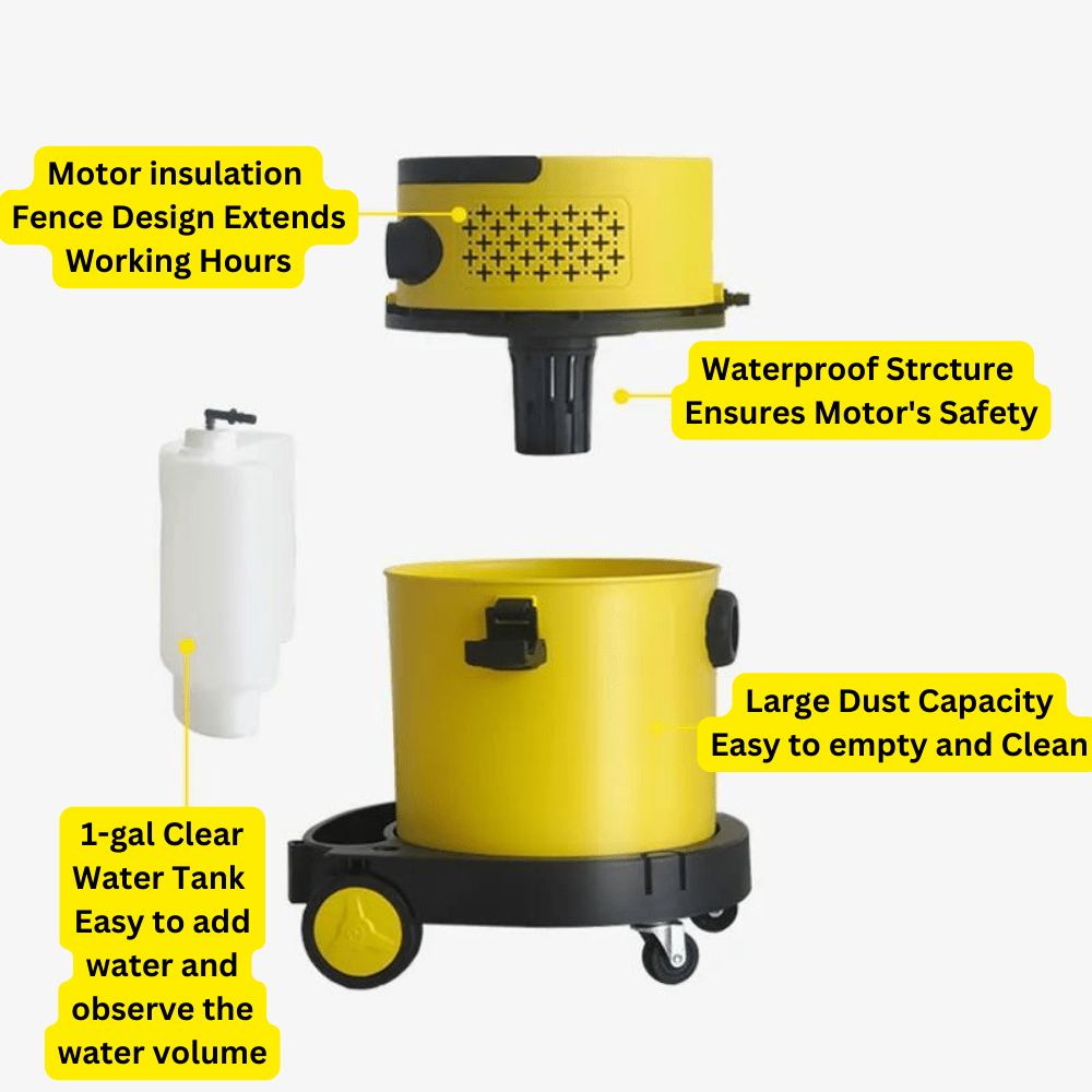 Wet Dry Shampoo Vacuum
