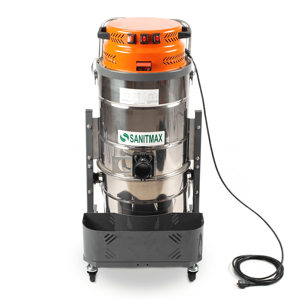 Industrial Wet/Dry Vacuum – Triple Motor, 19 Gallon HEPA