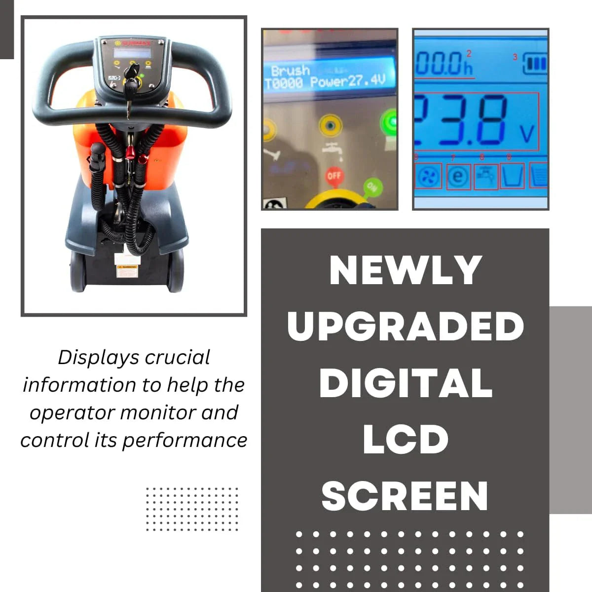 RT15 14" Commercial Compact Floor Scrubber