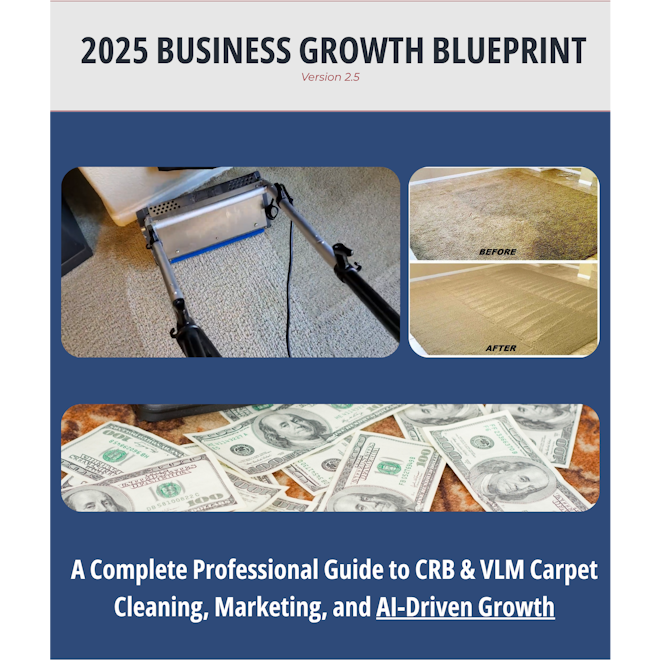 CRB Carpet Cleaning Training eBook | 2025 Business Blueprint (v2.5)