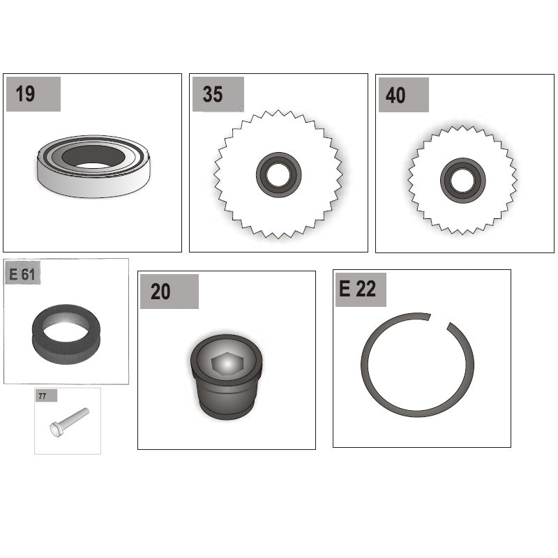 Part BRK (Bearing Replacement Kit for CRB)