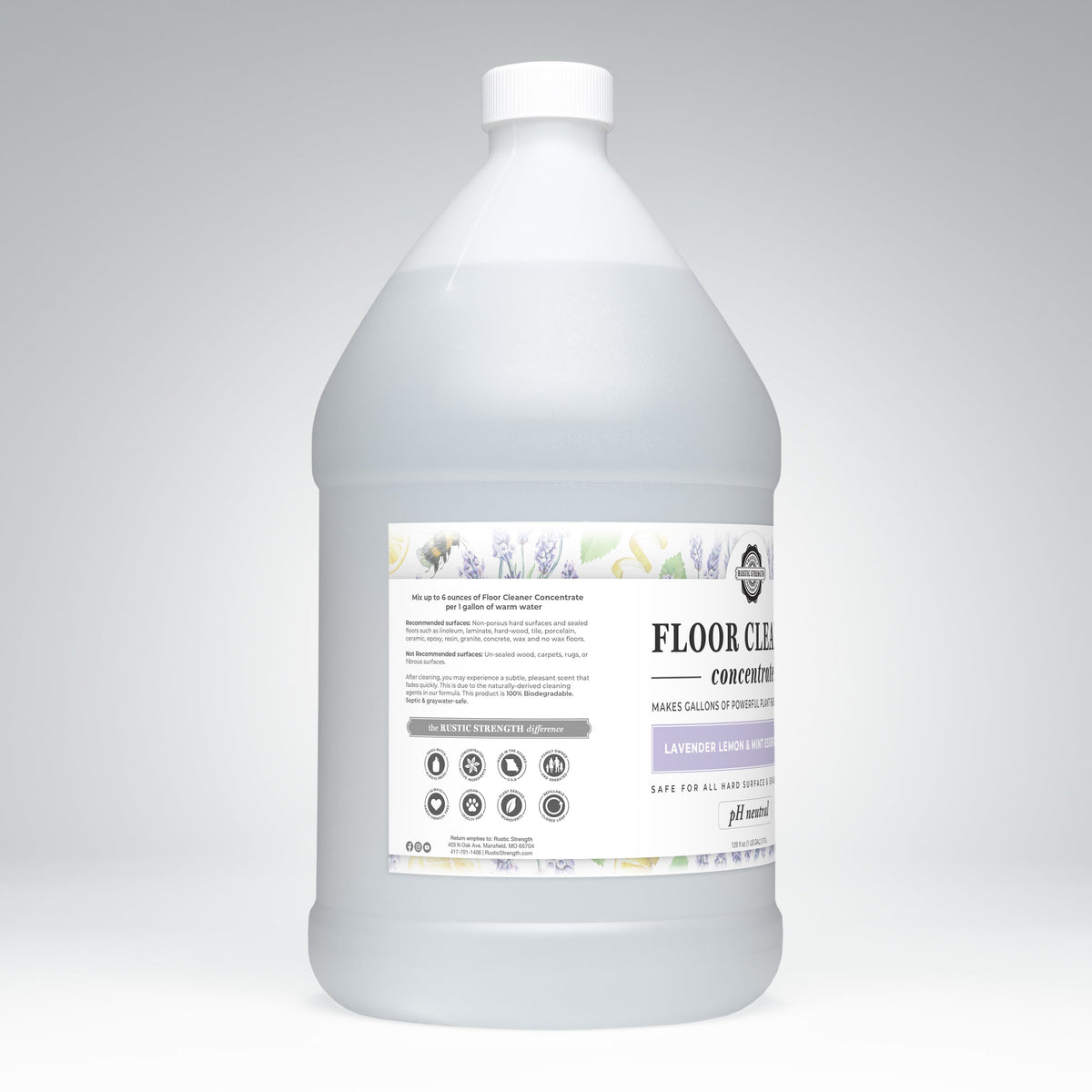 Floor Cleaner Concentrate | Lavender, Lemon &amp; Mint