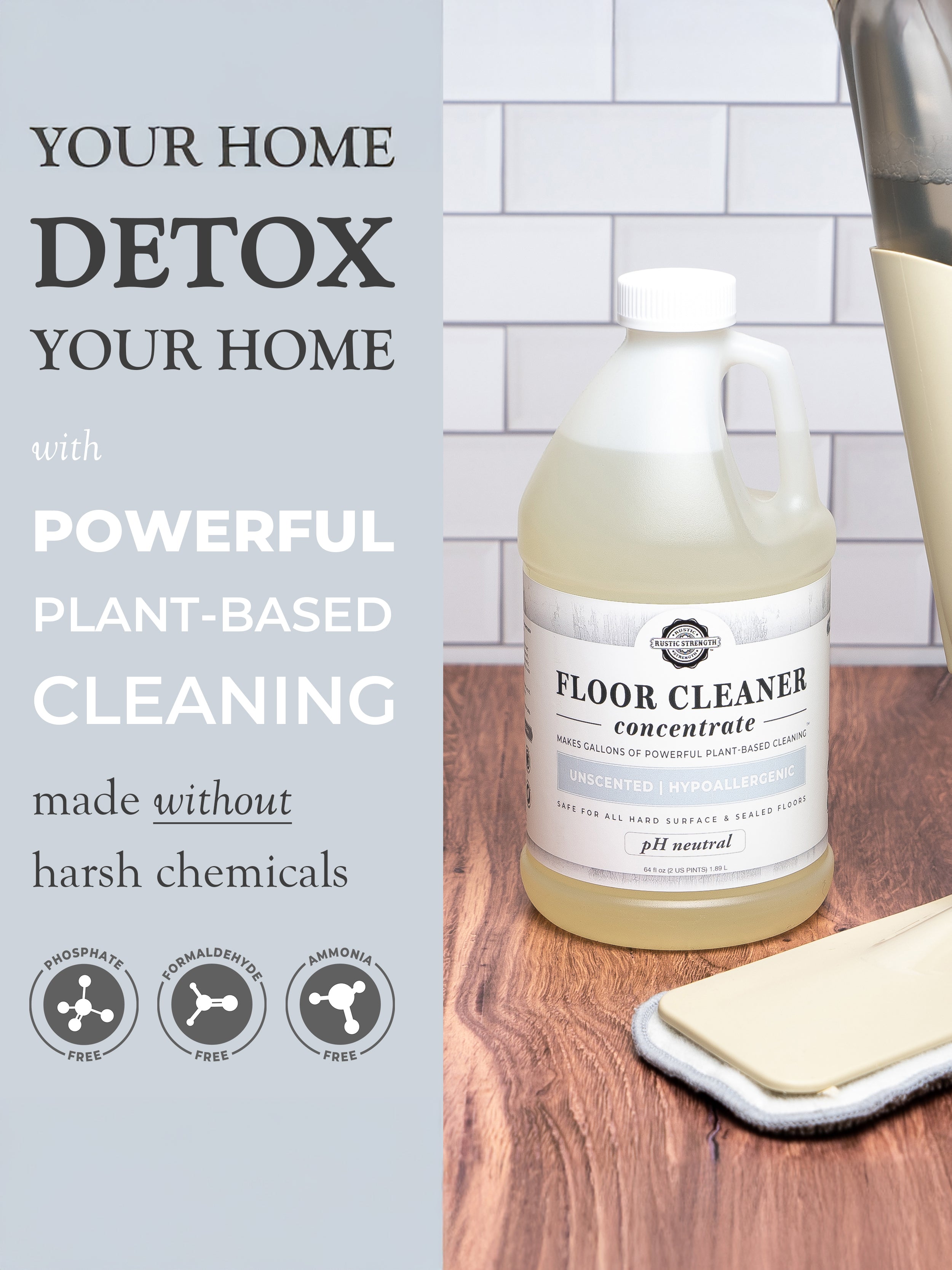 Floor Cleaner Concentrate | Lavender, Lemon & Mint