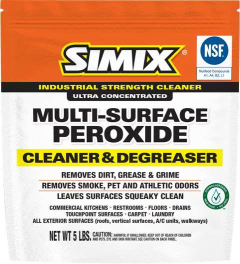 Simix Multi Surface Peroxide Cleaner & Degreaser (Case of 4 Five Pound Bags)
