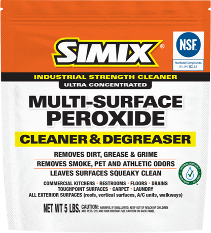 Simix Multi Surface Peroxide Cleaner & Degreaser (Case of 4 Five Pound Bags)