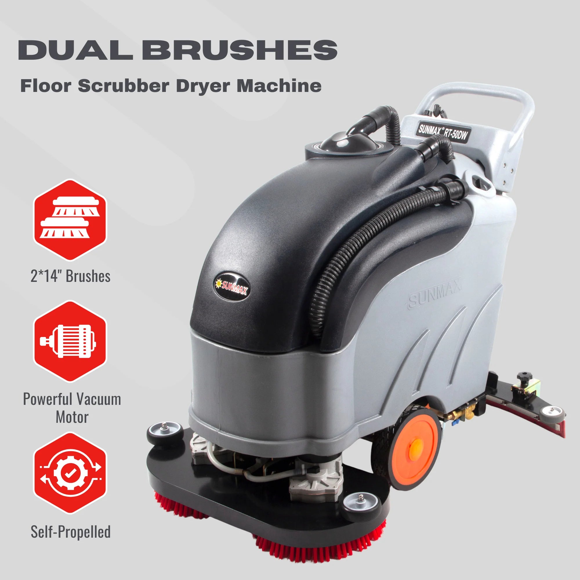 RT50DW 28" Self-Propelled Floor Scrubber