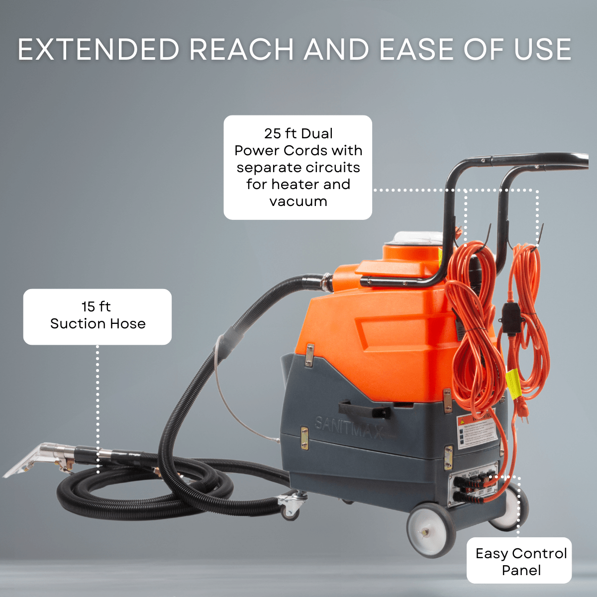 Heated Carpet and Upholstery Extractor