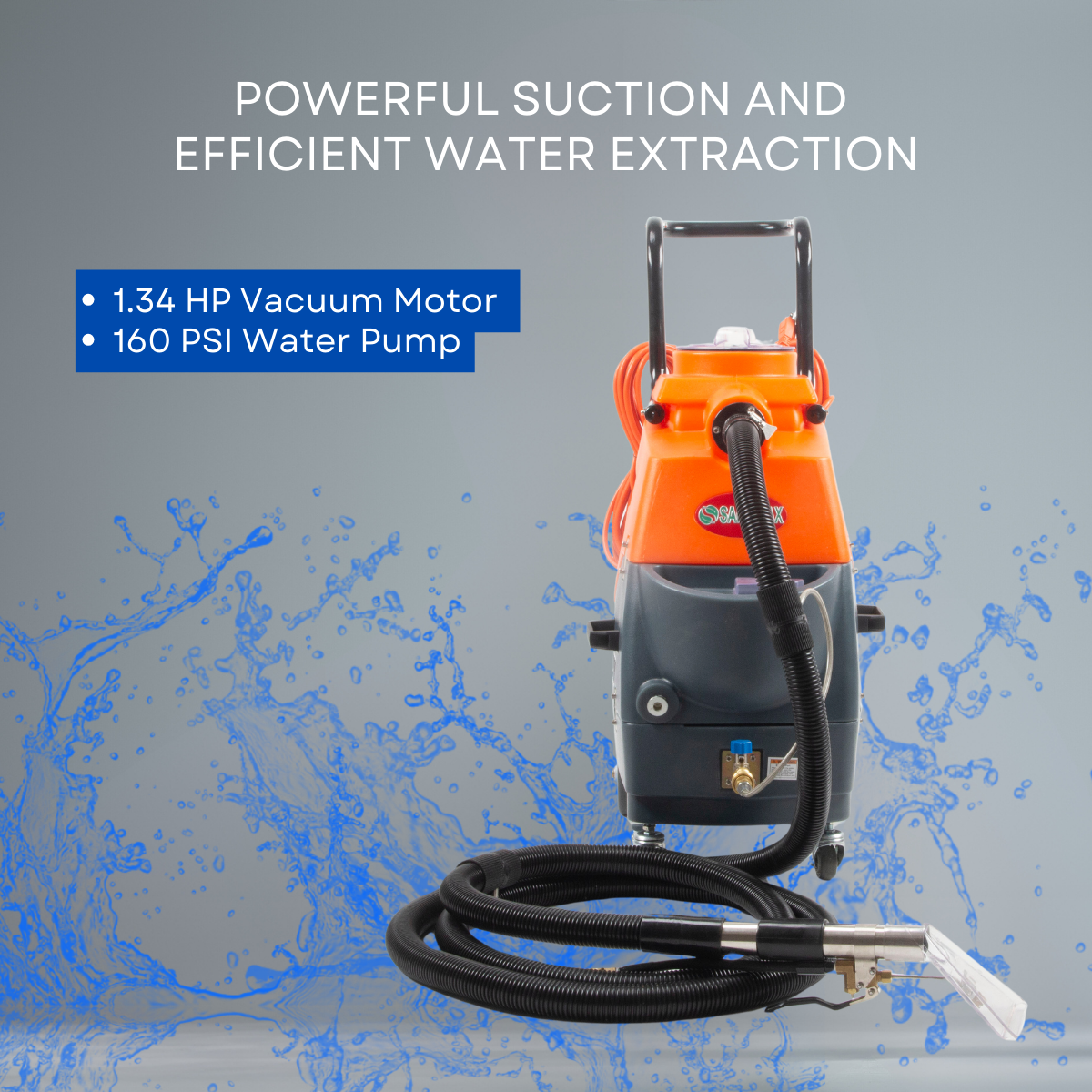 SM18H Heated Carpet and Upholstery Extractor