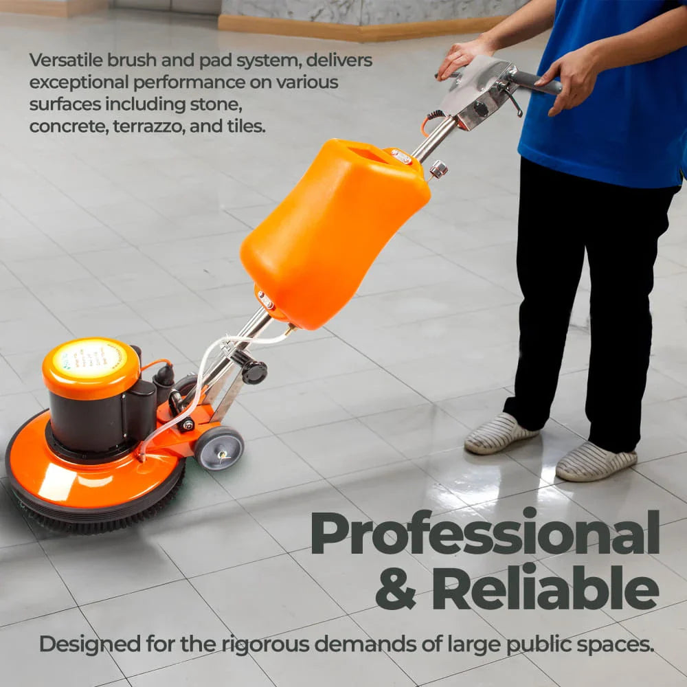 SM420AC 17" Professional Multi-Functional Floor Buffer & Scrubber