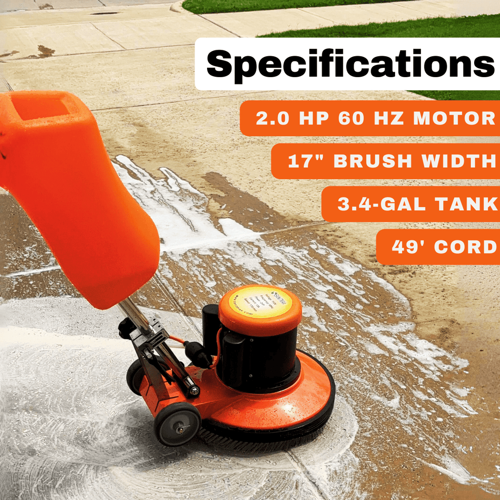 17" Floor Scrubber & Buffer