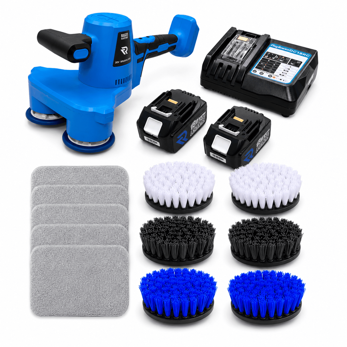 Stair & Upholstery Orbital Scrubber Kit