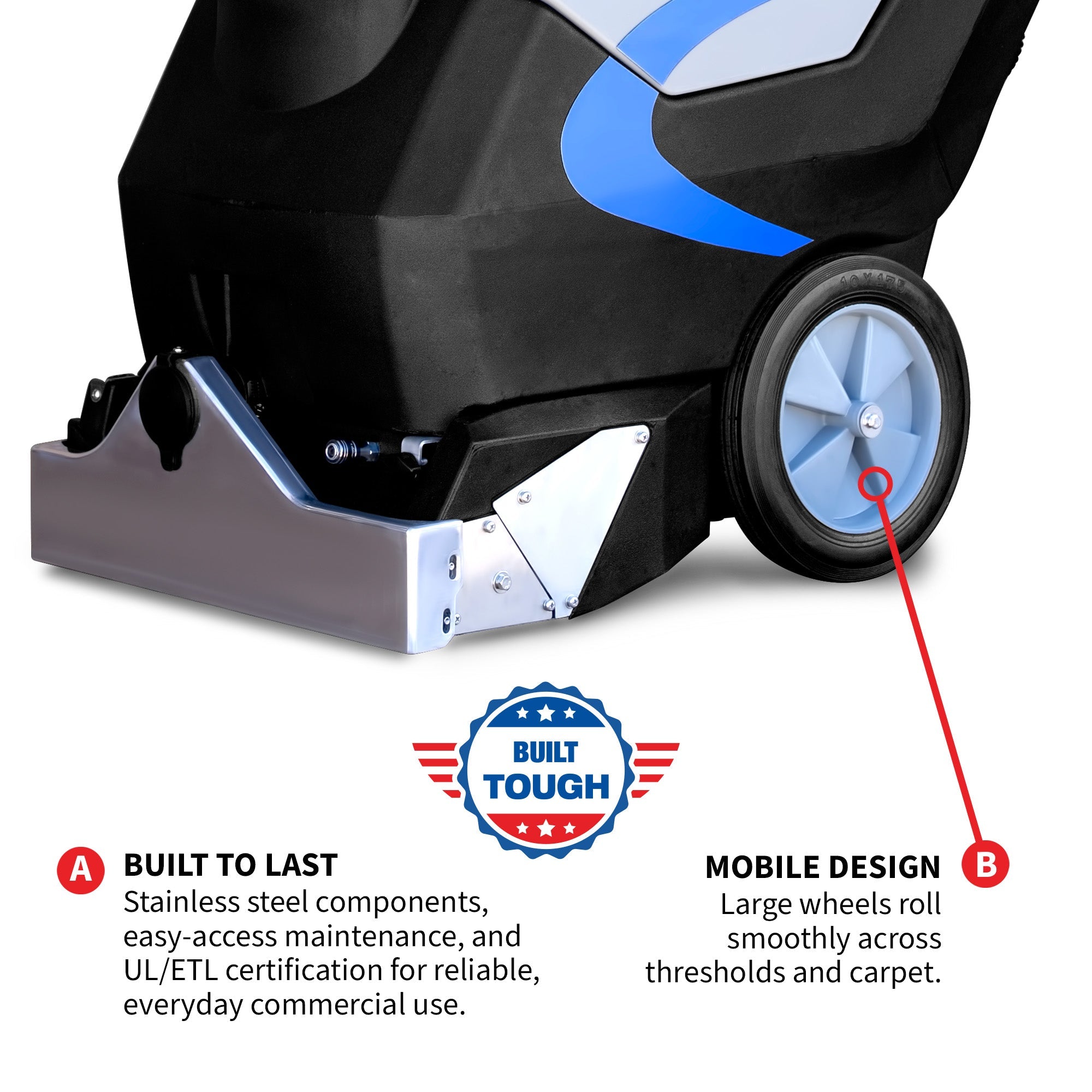 3-in-1 Commercial Carpet Extractor