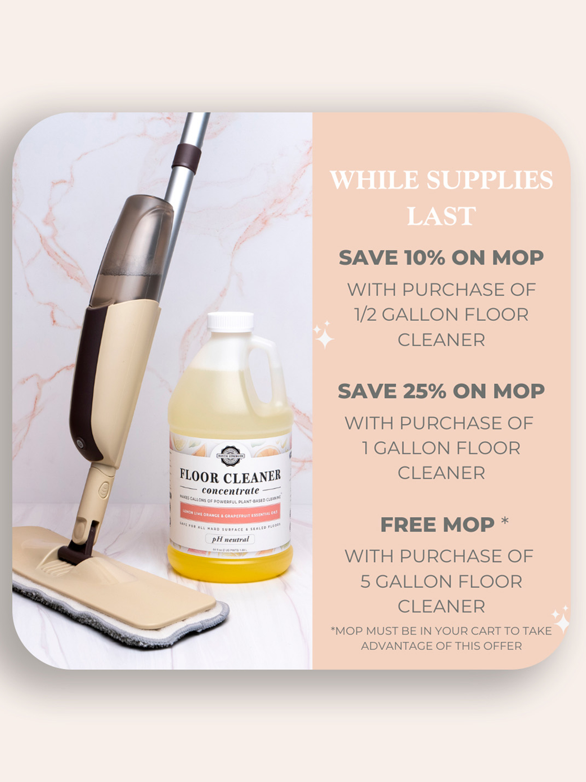 Floor Cleaner Concentrate | Bergamot &amp; Cypress