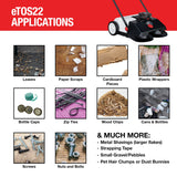 22" Battery Powered Push Sweeper - 18V Lithium-Ion