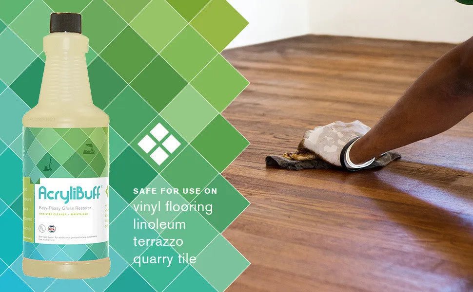 AcryliBuff Spray On Spray Buff Floor Gloss Restorer - Quart