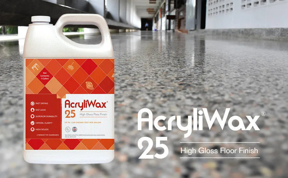 AcryliWax 25 High-Gloss, High Traffic Commercial Floor Finish