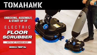 Electric Floor Scrubber (Battery Powered)