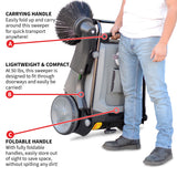 Commercial 38" Push Sweeper