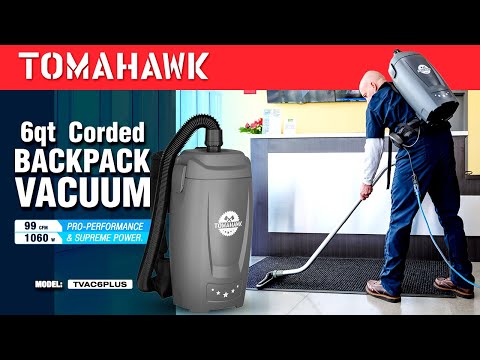 Electric Backpack Vacuum 6 qt