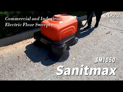 SM1050B 41.3" Battery Powered Walk-behind Floor Sweeper