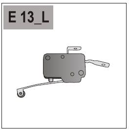 Part E-13L (Microswitch w/ Lever)