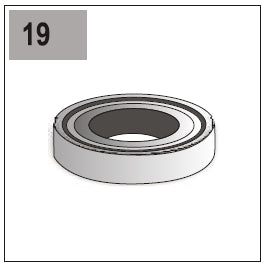Part E/G-19L (Stainless Steel Ball Bearing 6003)