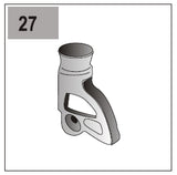 Part E/G-68/27 (Handle Stop w/ Handle Connector)