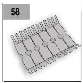 Part E/G-58 (Wire Fixing Plate)