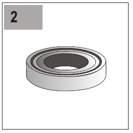 Part E/G-2 (Motor Shaft Ballbearing)