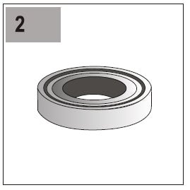 Part E/G-2L (Motor Shaft Ballbearing)