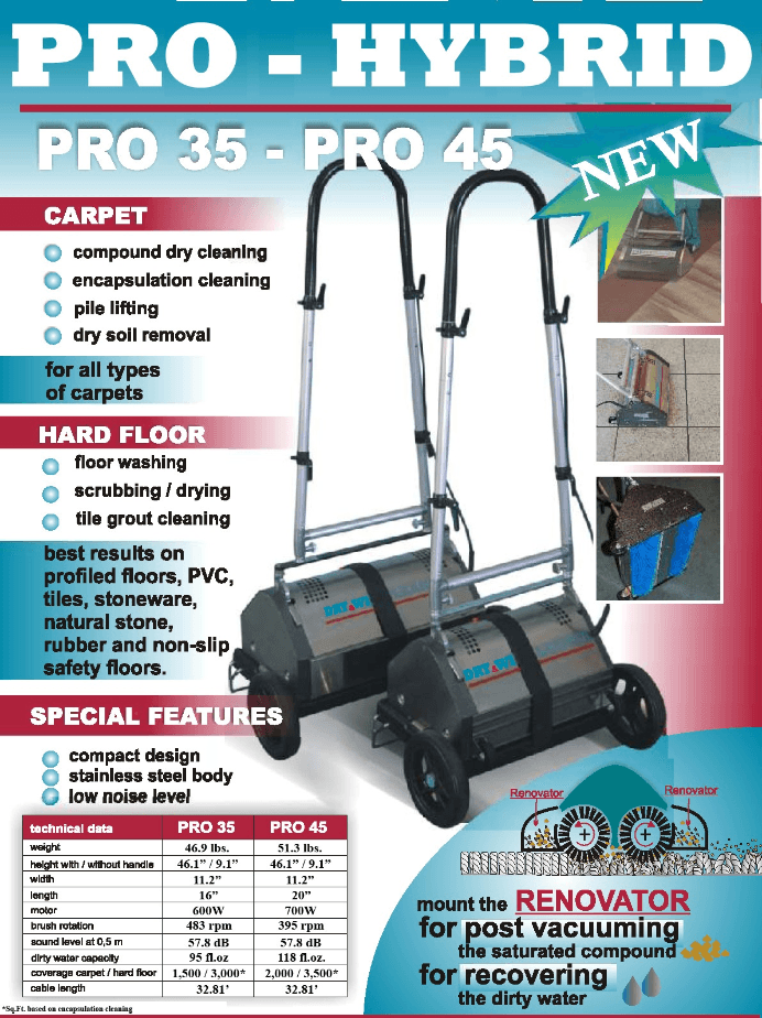 Brush Pro Hybrid 35 Counter Rotating Machine Crb Smart Cleaning Solutions